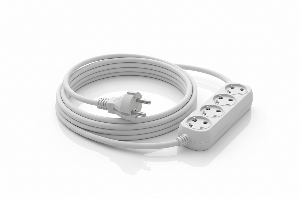 Regleta de 6 tomas con cable de 5 metros