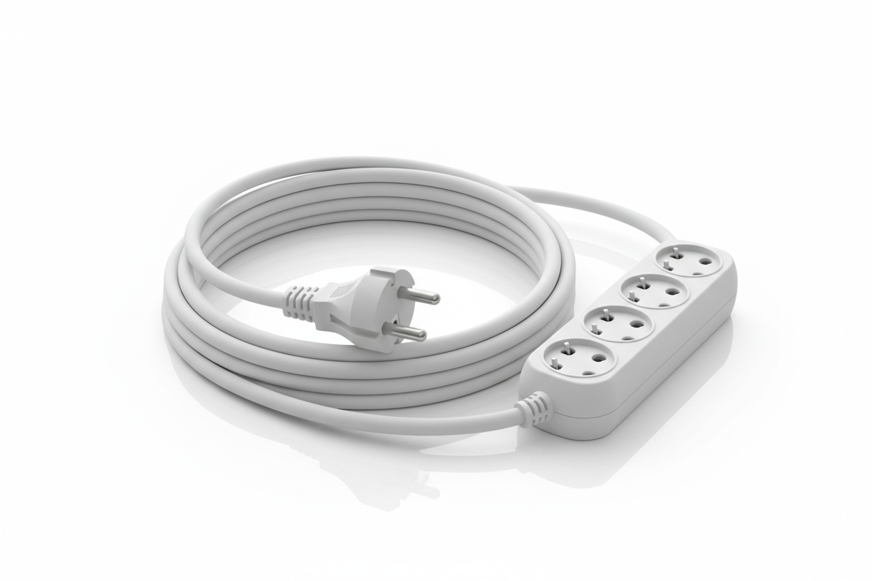 Regleta de 6 tomas con cable de 5 metros