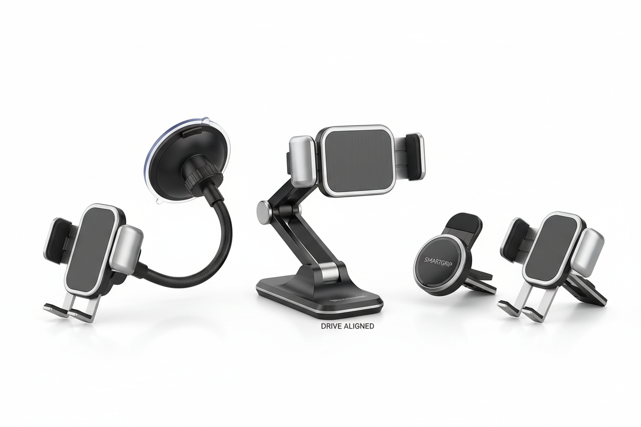 SpinMount: Soporte Celular 360° para Aut