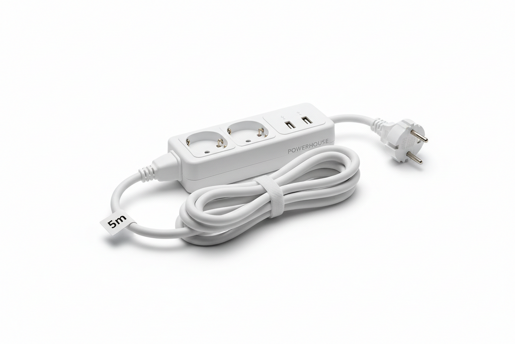 Regleta de 6 tomas con cable de 5 metros